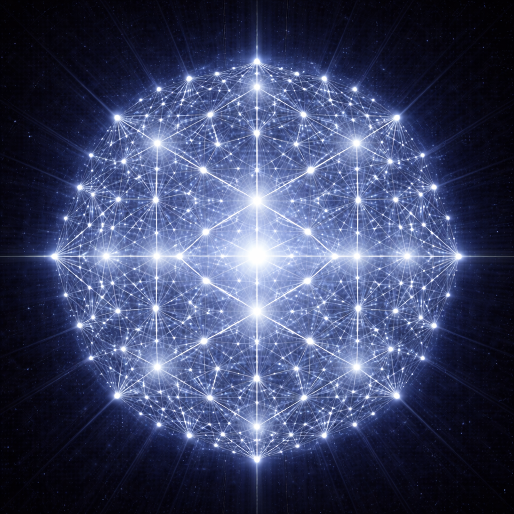 Codex LUX 144 structure as the field of order for the complete unfolding and connection of material and immaterial principles