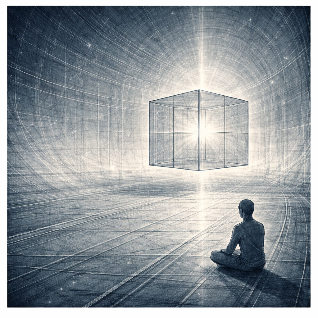 Merkaba Codex LUX Geometrisches Lichtsymbol für Klarheit ohne Manipulation im Codex LUX